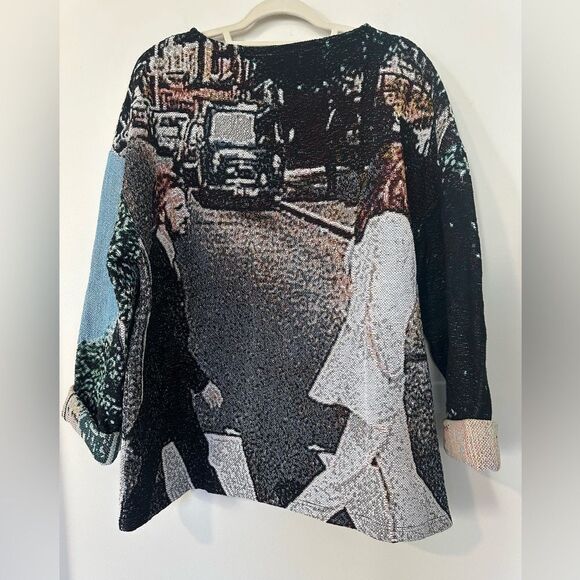 Vetted Tapestry Beatles “Abbey Road” Sweater O/S - Picture 5 of 7